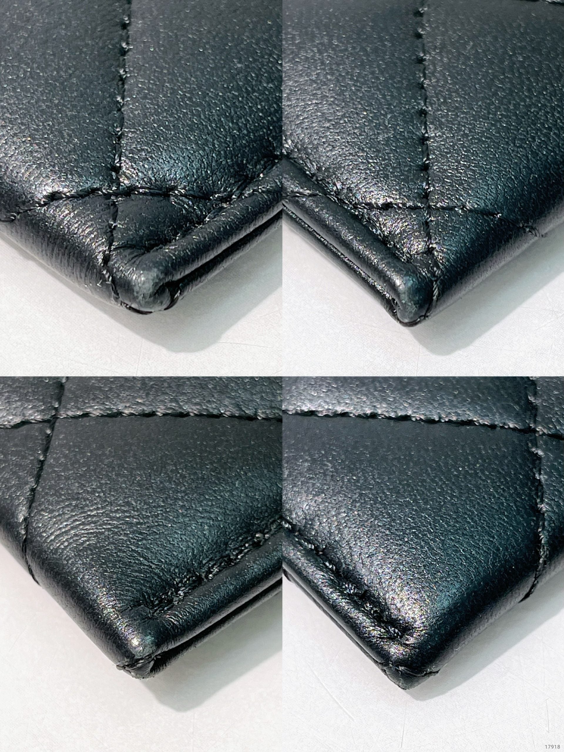 CHANEL 23K CARD HOLDER, Black