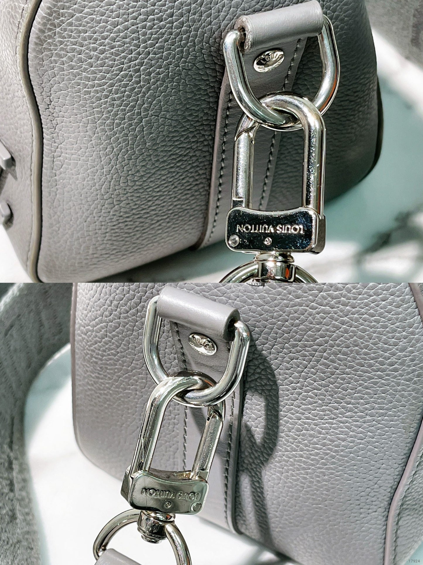 LV CITY KEEPALL, Grey/Silver