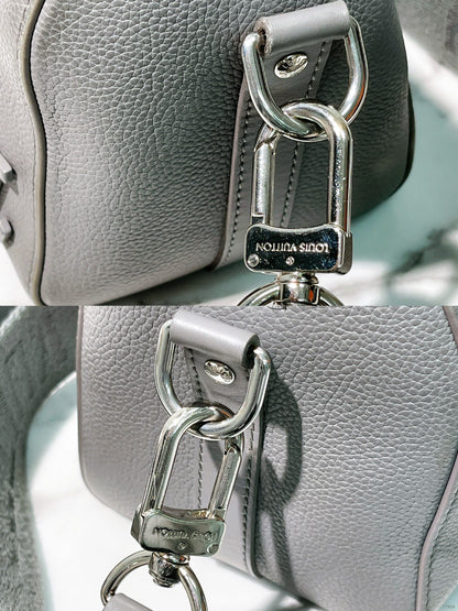 LV CITY KEEPALL, Grey/Silver