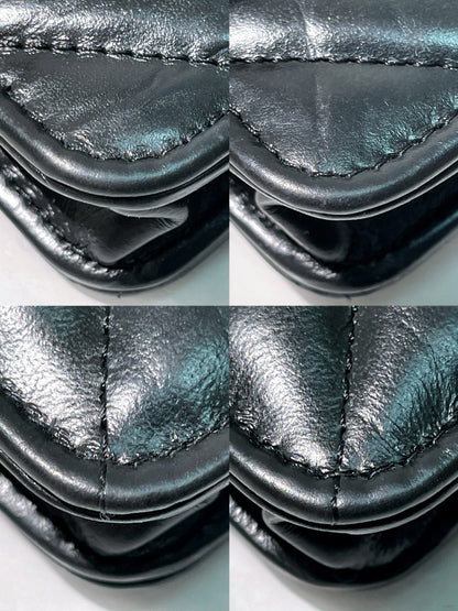 CHANEL MINI 2.55 WAIST BAG, Black/Gold