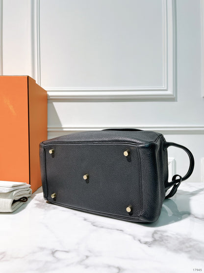 HERMES LINDY 30, Noir/Gold