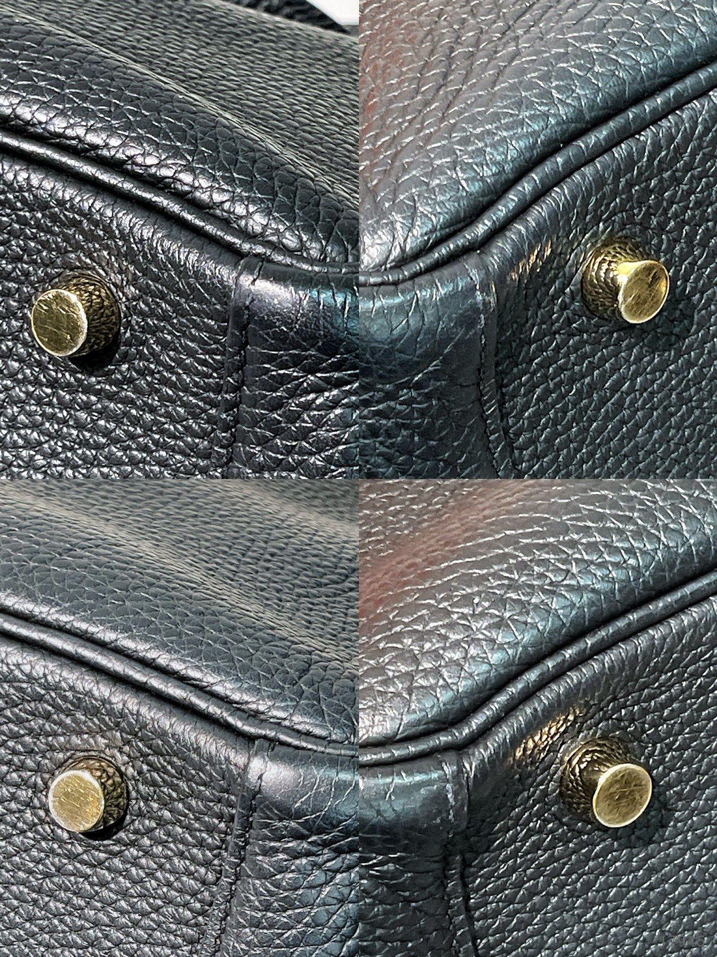 HERMES LINDY 30, Noir/Gold