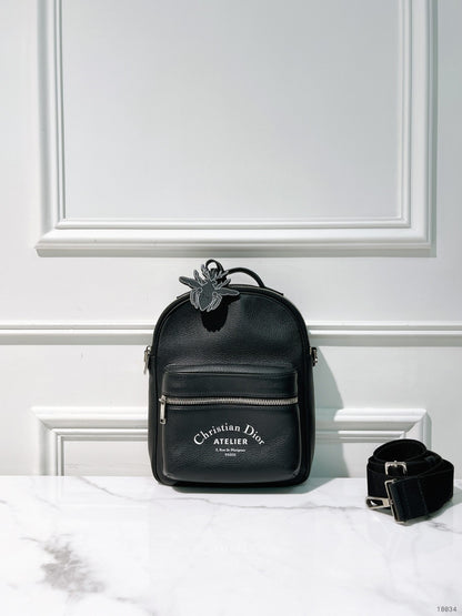 DIOR MINI RIDER BACKPACK, Black/Silver