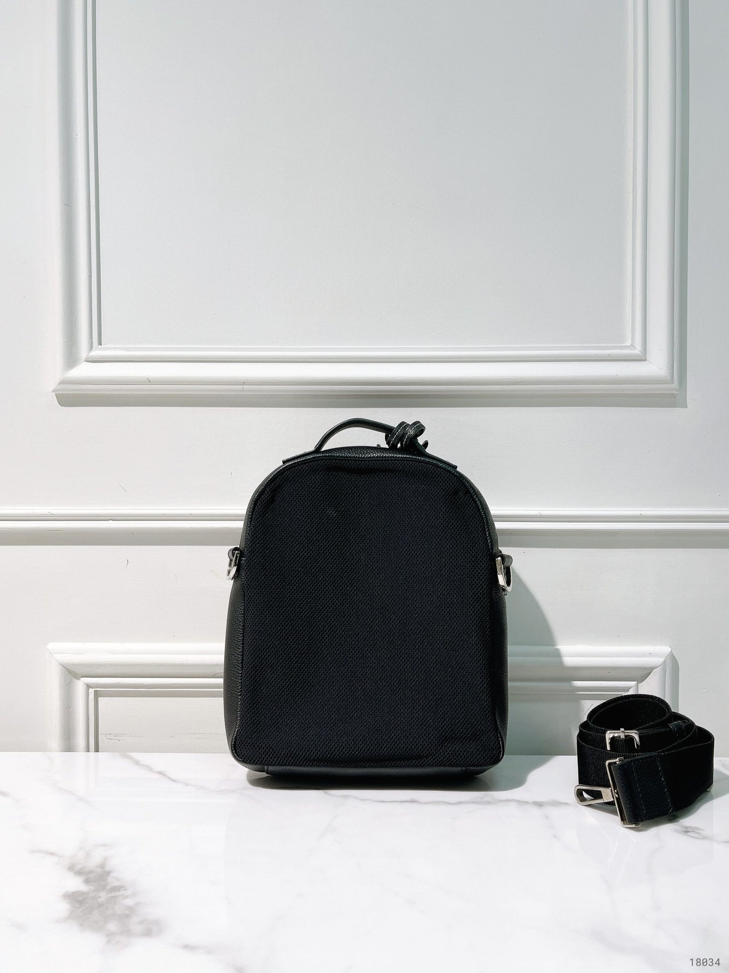 DIOR MINI RIDER BACKPACK, Black/Silver