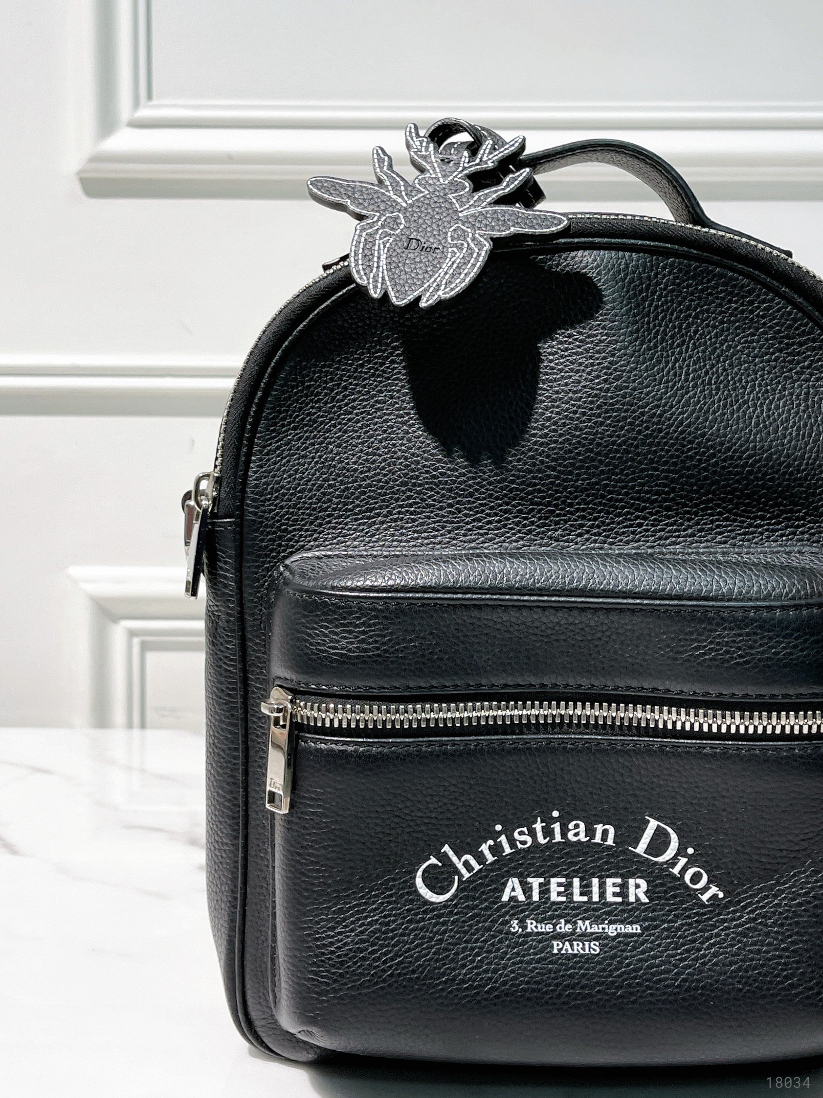 DIOR MINI RIDER BACKPACK, Black/Silver