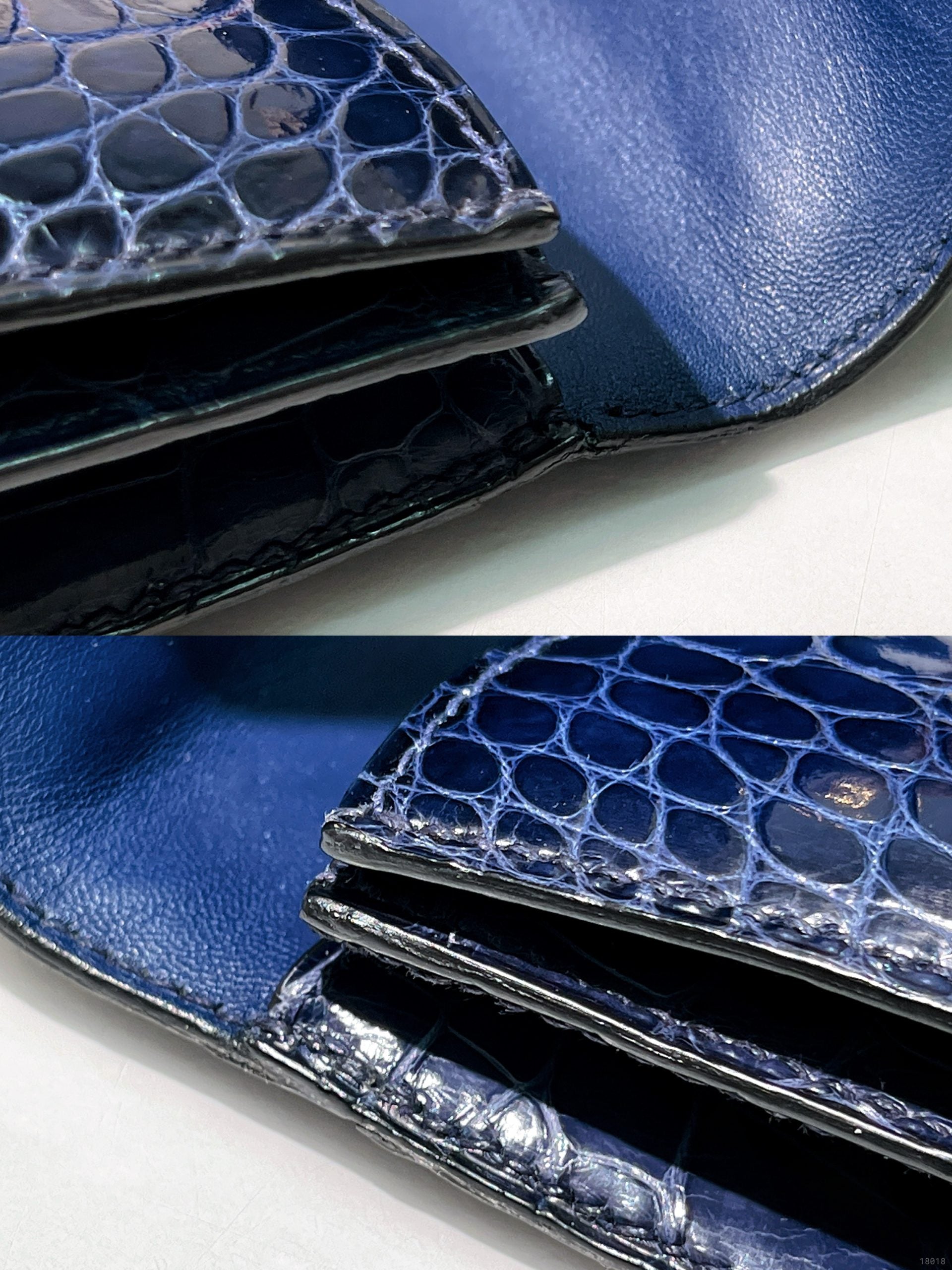 HERMES CONSTANCE MINI, Blue Sapphire/Gold