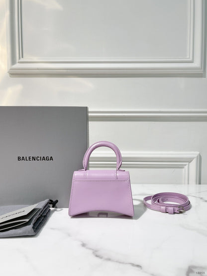 BALENCIAGA MINI HOURGLASS, Purple