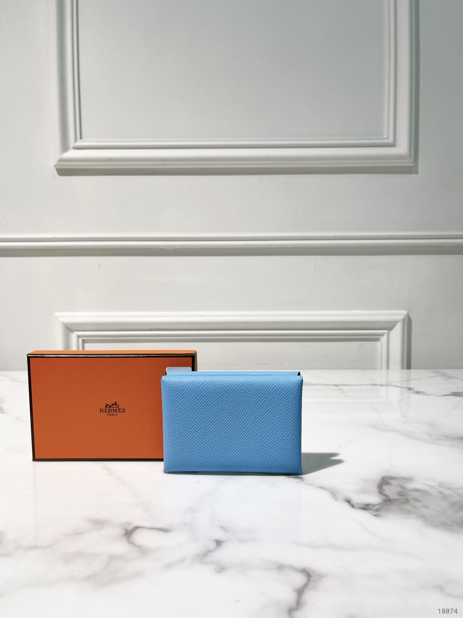 HERMES CALVI DUO COMPACT CARD HOLDER