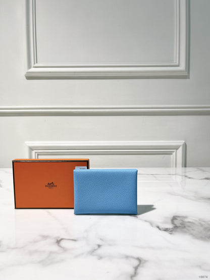 HERMES CALVI DUO COMPACT CARD HOLDER