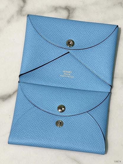 HERMES CALVI DUO COMPACT CARD HOLDER