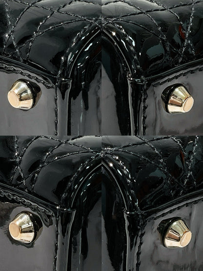 DIOR MINI LADY DIOR BAG, Black/Gold