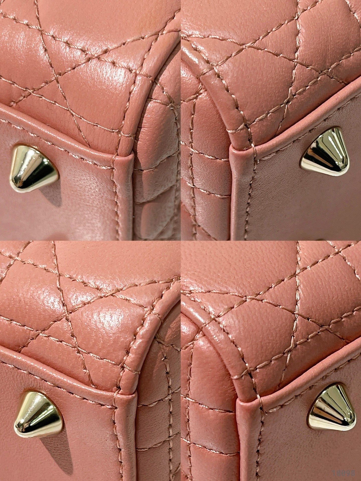 DIOR SMALL LADY DIOR BAG, Pink/Gold