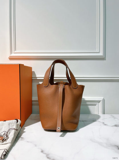 HERMES PICOTIN 18, Gold/Silver