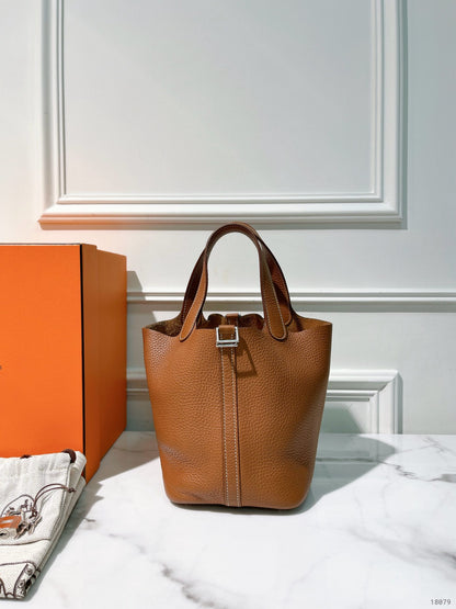 HERMES PICOTIN 18, Gold/Silver