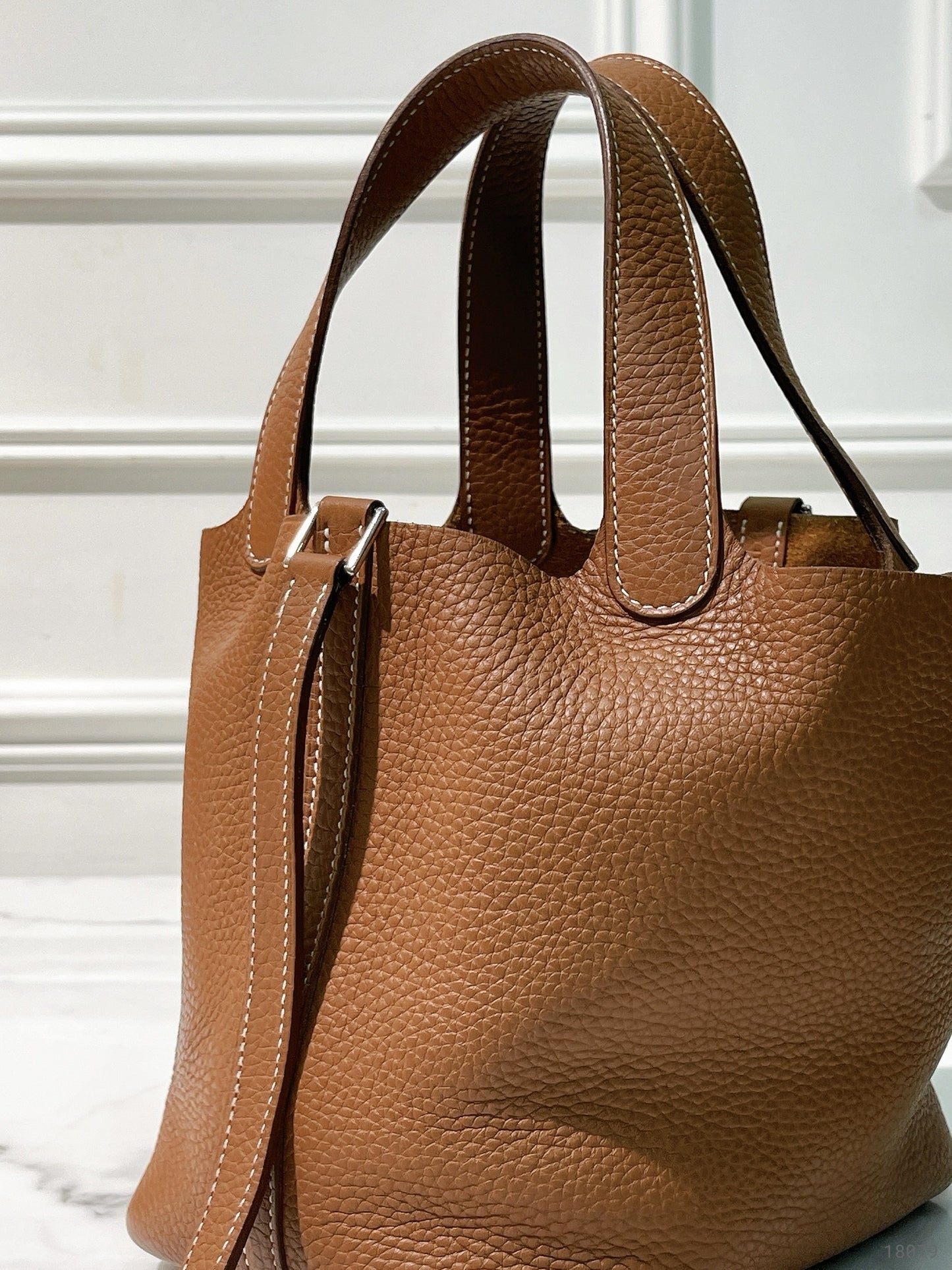 HERMES PICOTIN 18, Gold/Silver