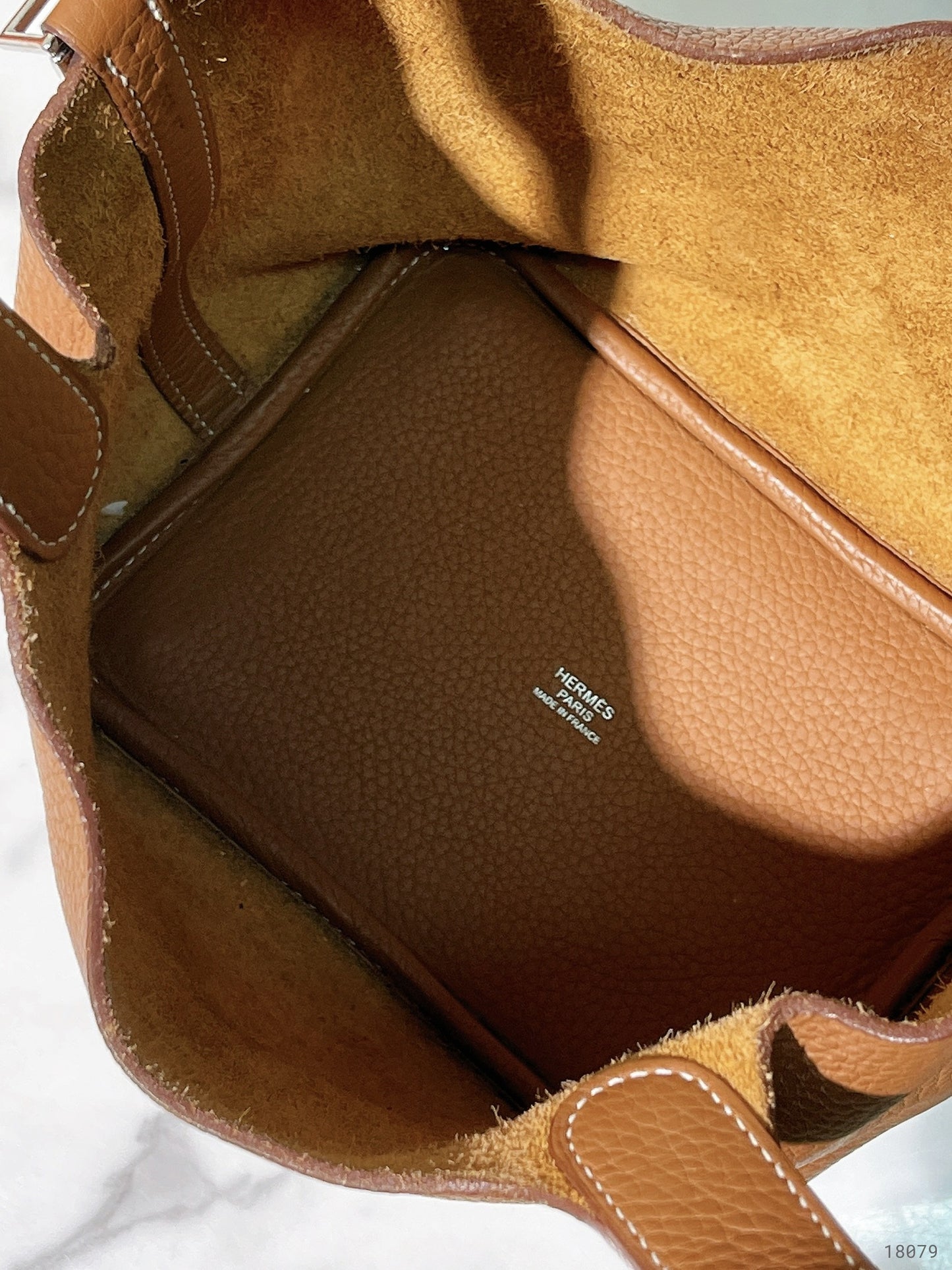 HERMES PICOTIN 18, Gold/Silver