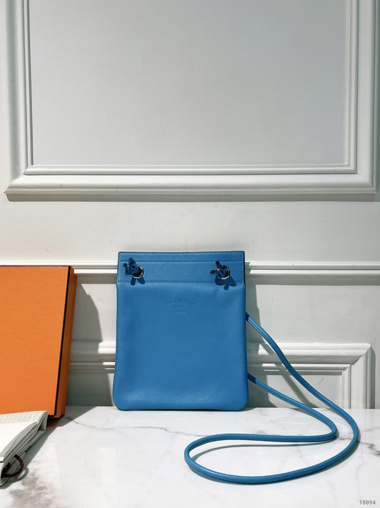 HERMES ALINE MINI, Bleu Du Nord