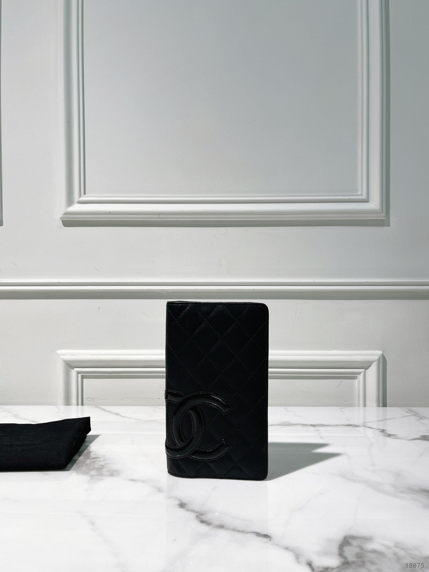 CHANEL CAMBON WALLET, Black/Pink