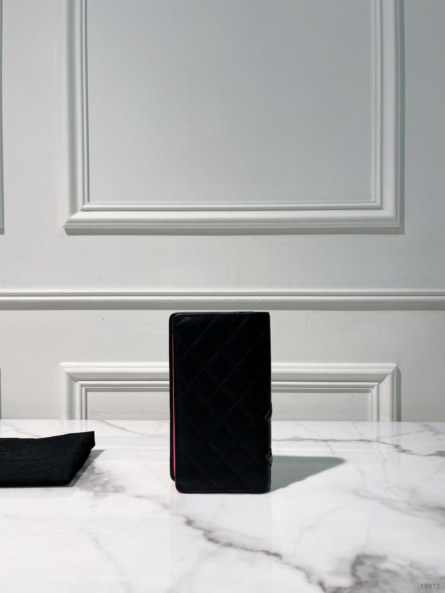 CHANEL CAMBON WALLET, Black/Pink