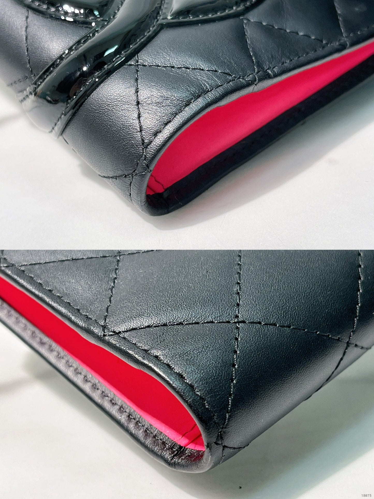 CHANEL CAMBON WALLET, Black/Pink