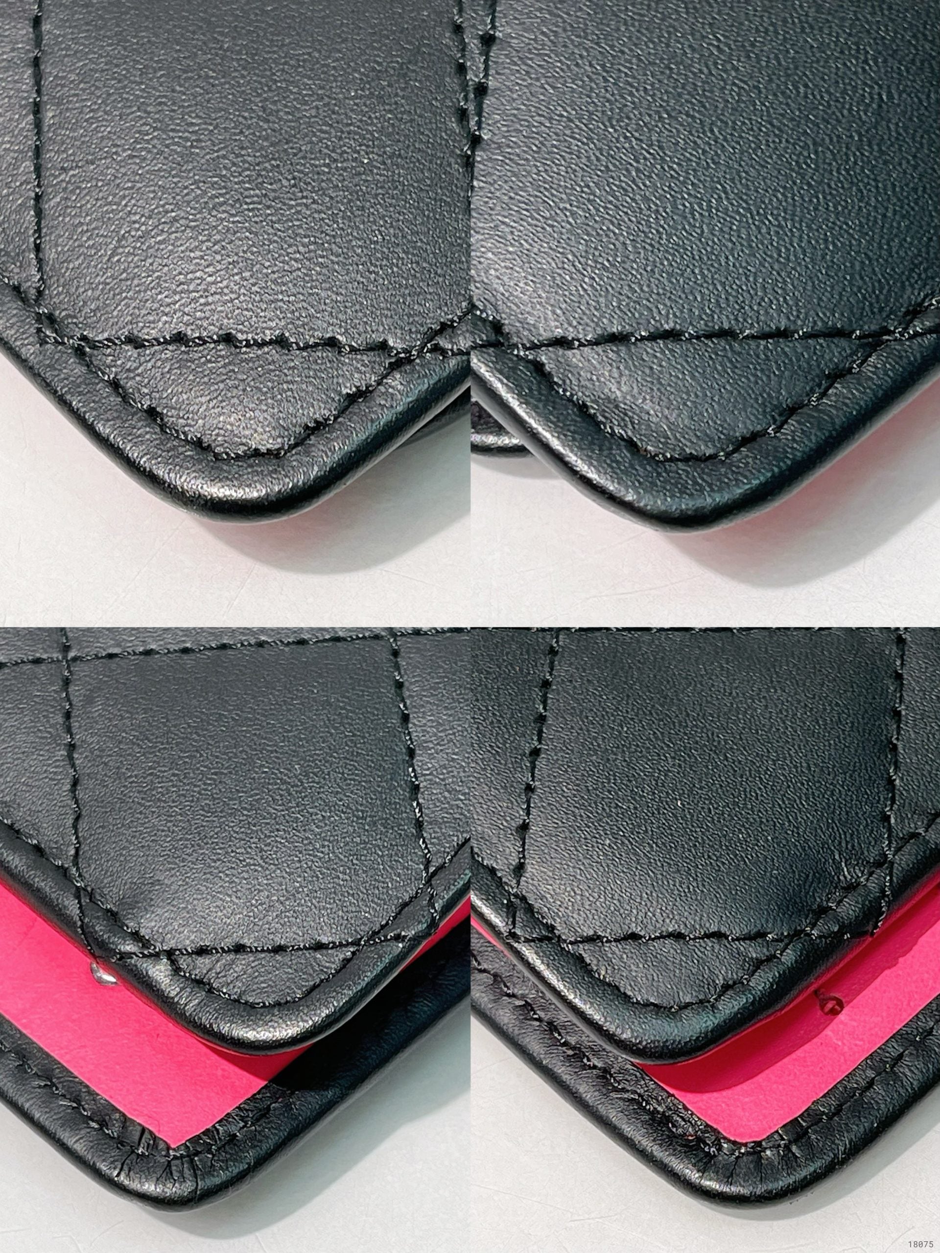 CHANEL CAMBON WALLET, Black/Pink