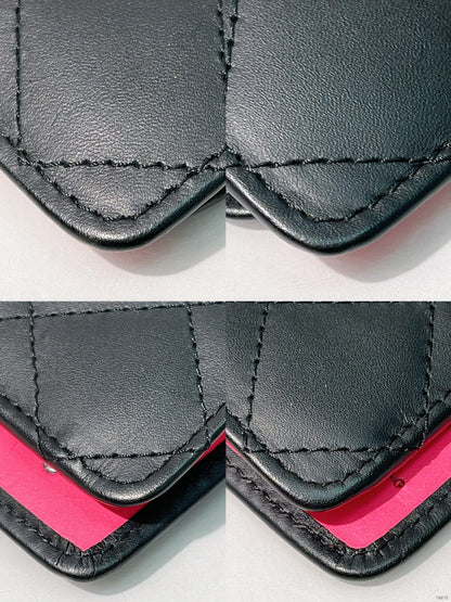 CHANEL CAMBON WALLET, Black/Pink