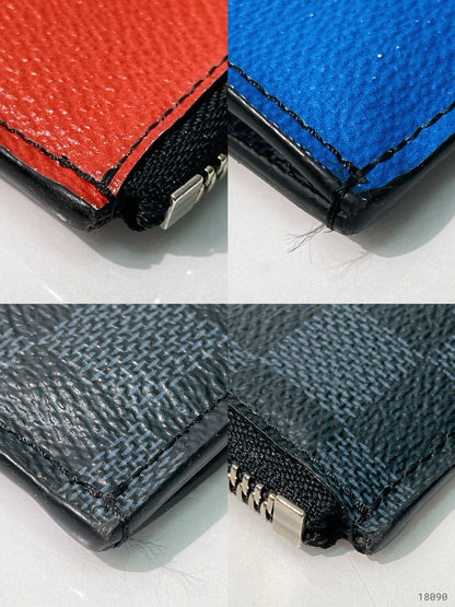 LV HAND POUCH, Damier