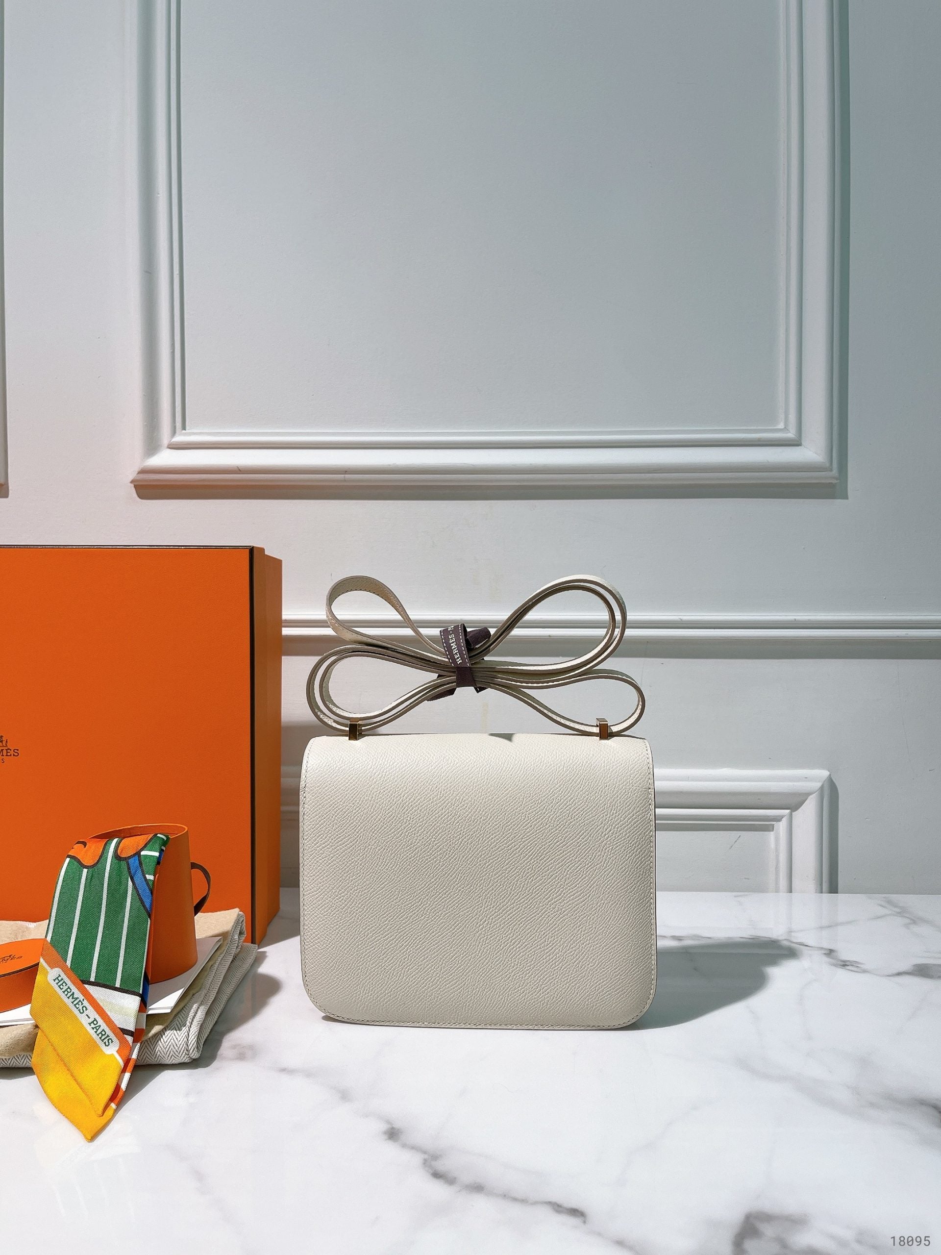 HEREMS CONSTANCE MINI, Craie/Gold