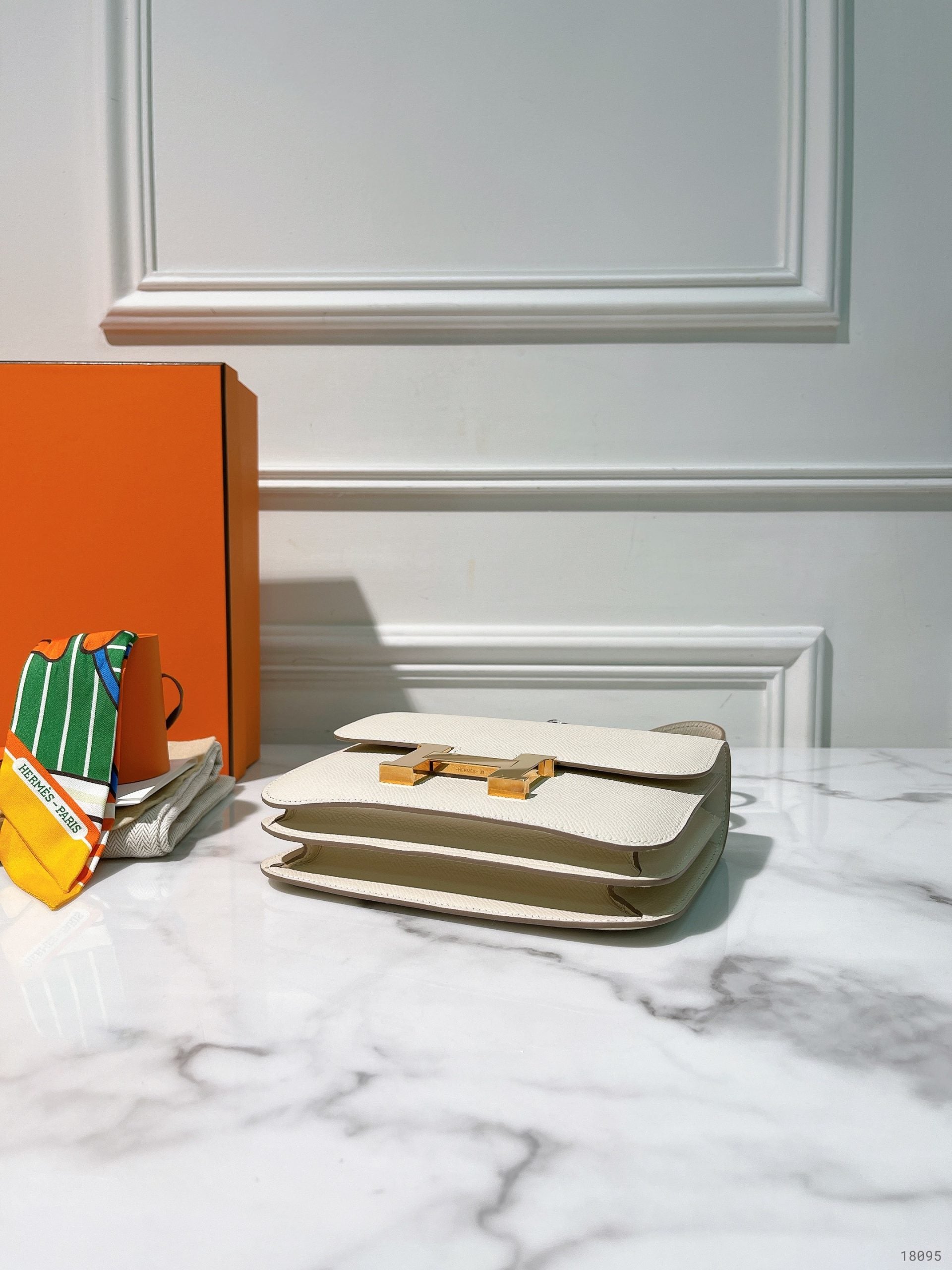 HEREMS CONSTANCE MINI, Craie/Gold