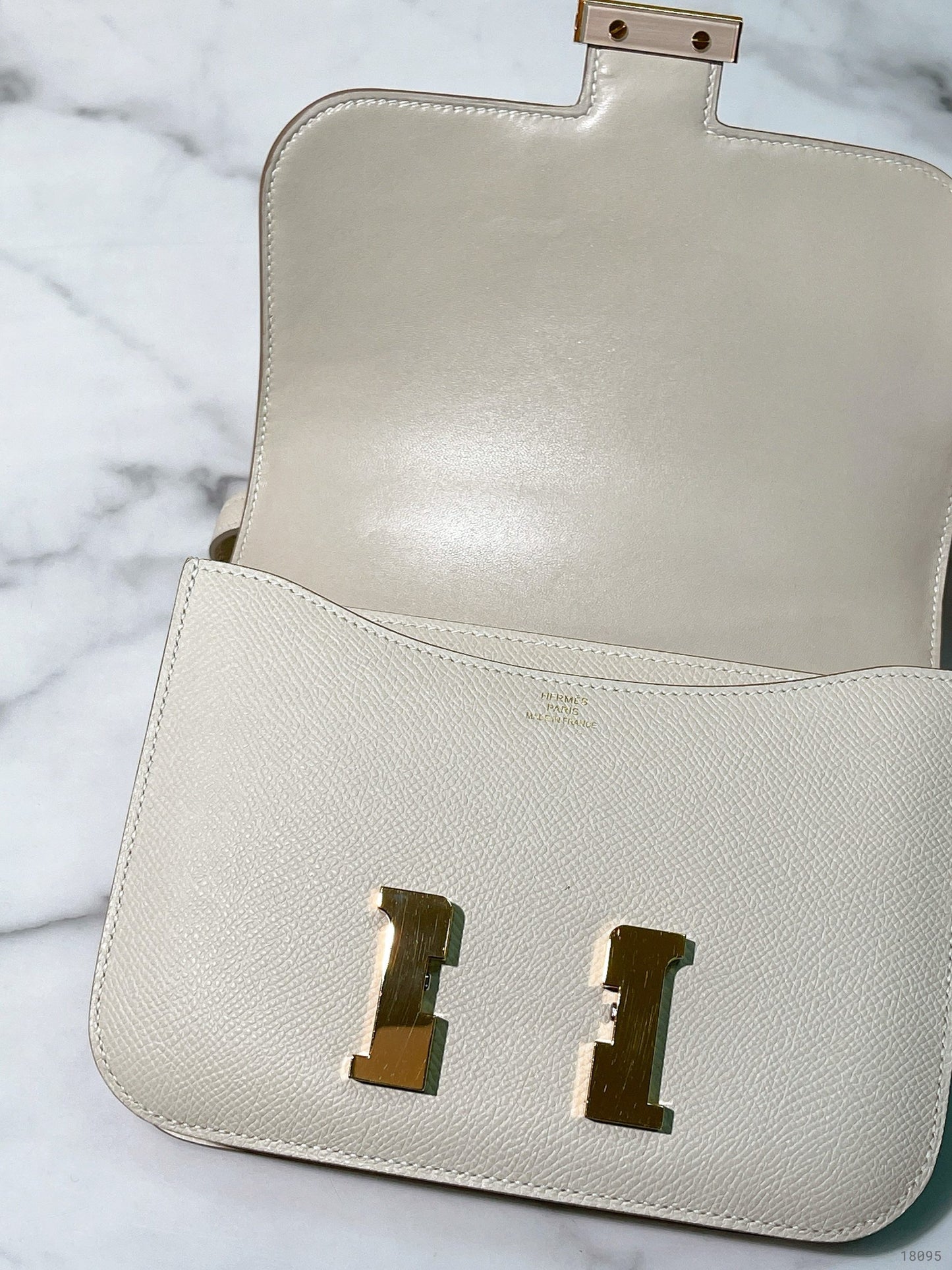 HEREMS CONSTANCE MINI, Craie/Gold