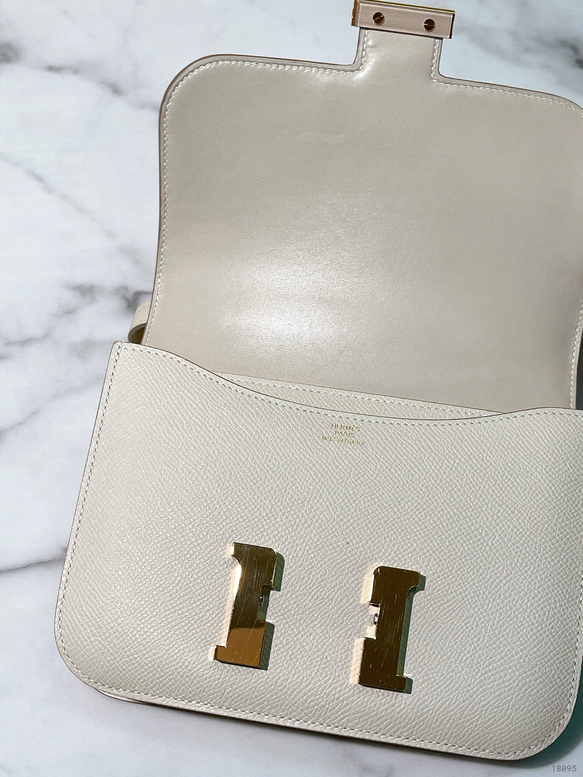 HEREMS CONSTANCE MINI, Craie/Gold