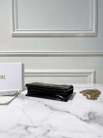 DIOR MINI DIORAMA, Black/Gold