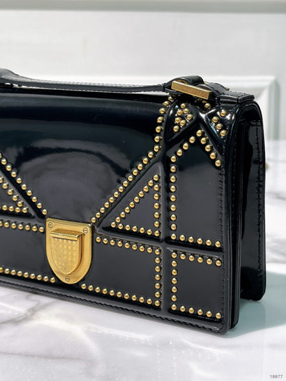 DIOR MINI DIORAMA, Black/Gold