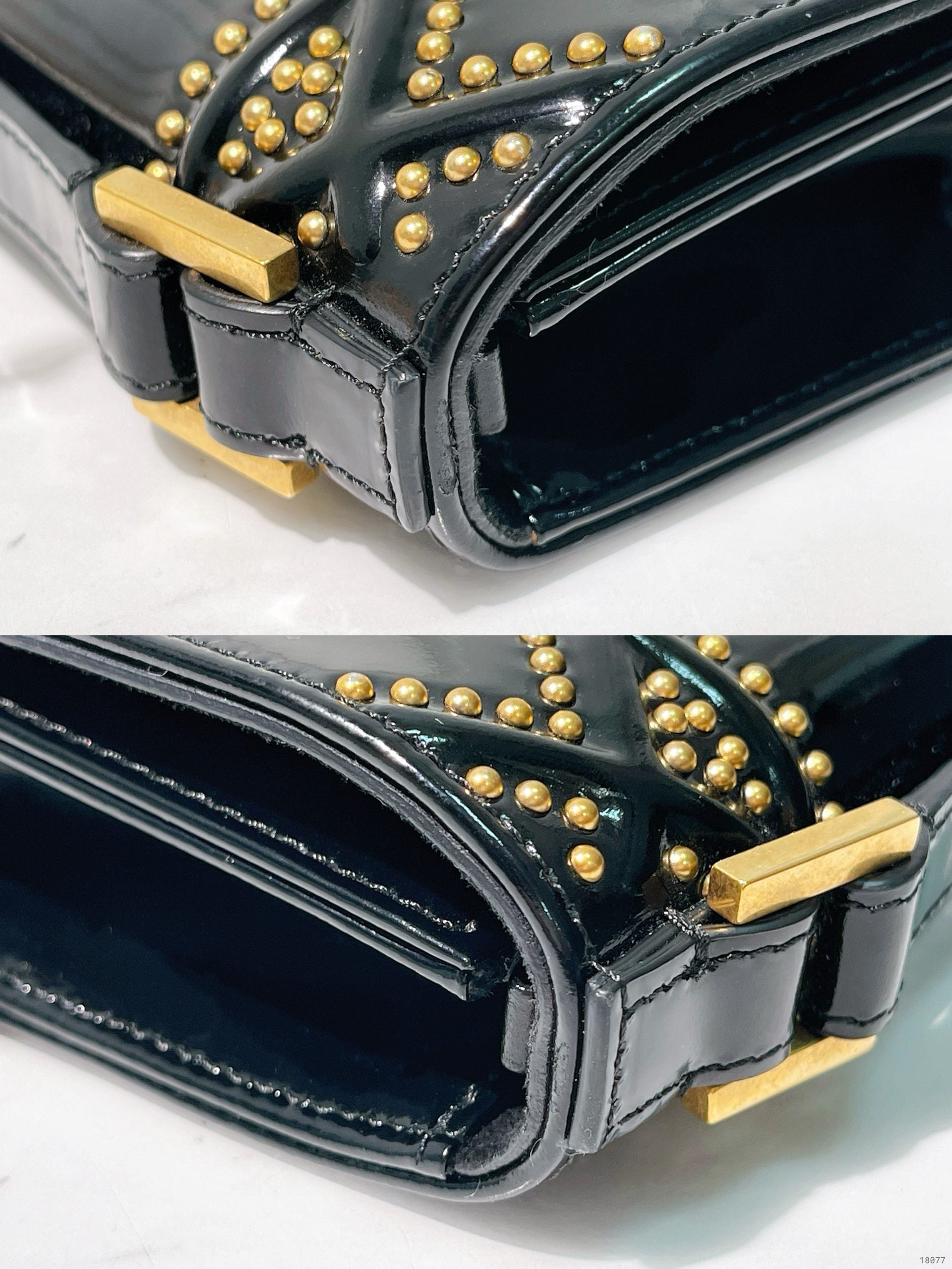 DIOR MINI DIORAMA, Black/Gold