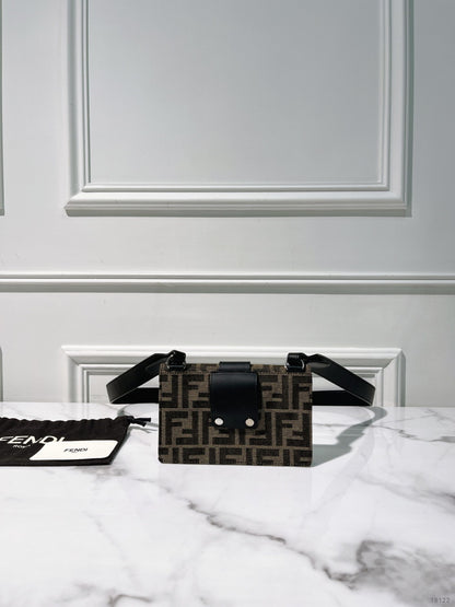 FENDI ZUCCA SHOULDER BAG