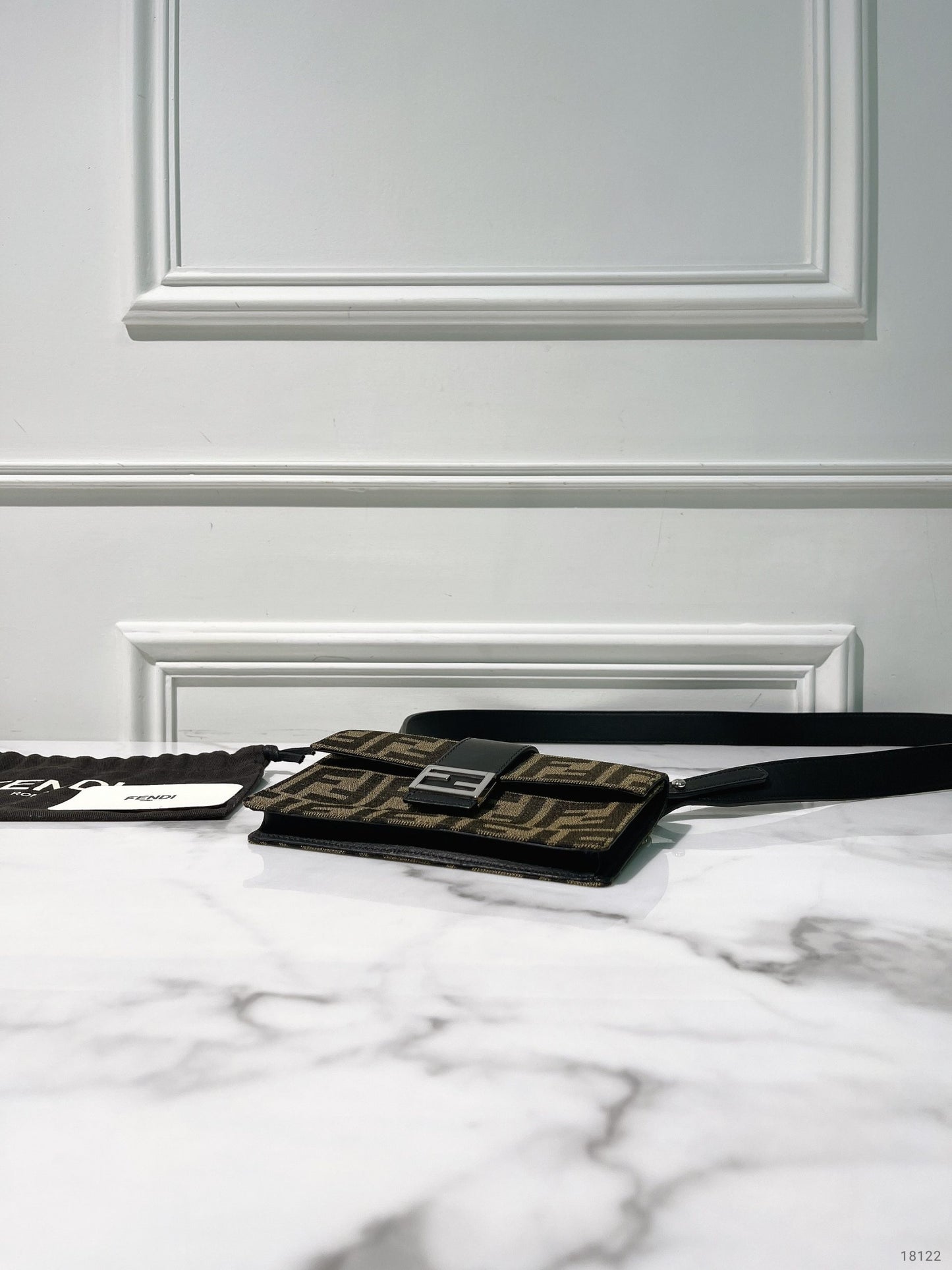 FENDI ZUCCA SHOULDER BAG