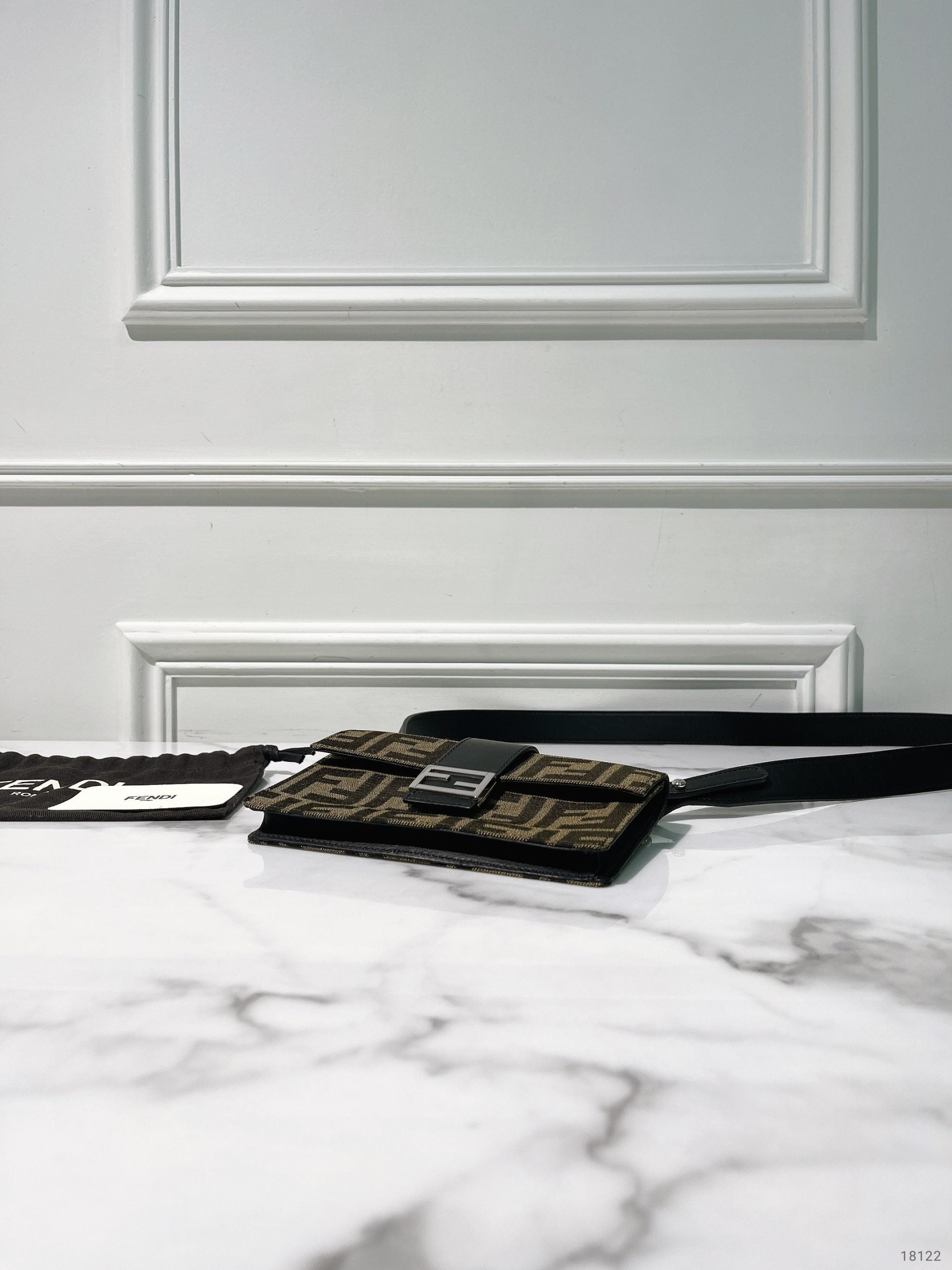 FENDI ZUCCA SHOULDER BAG