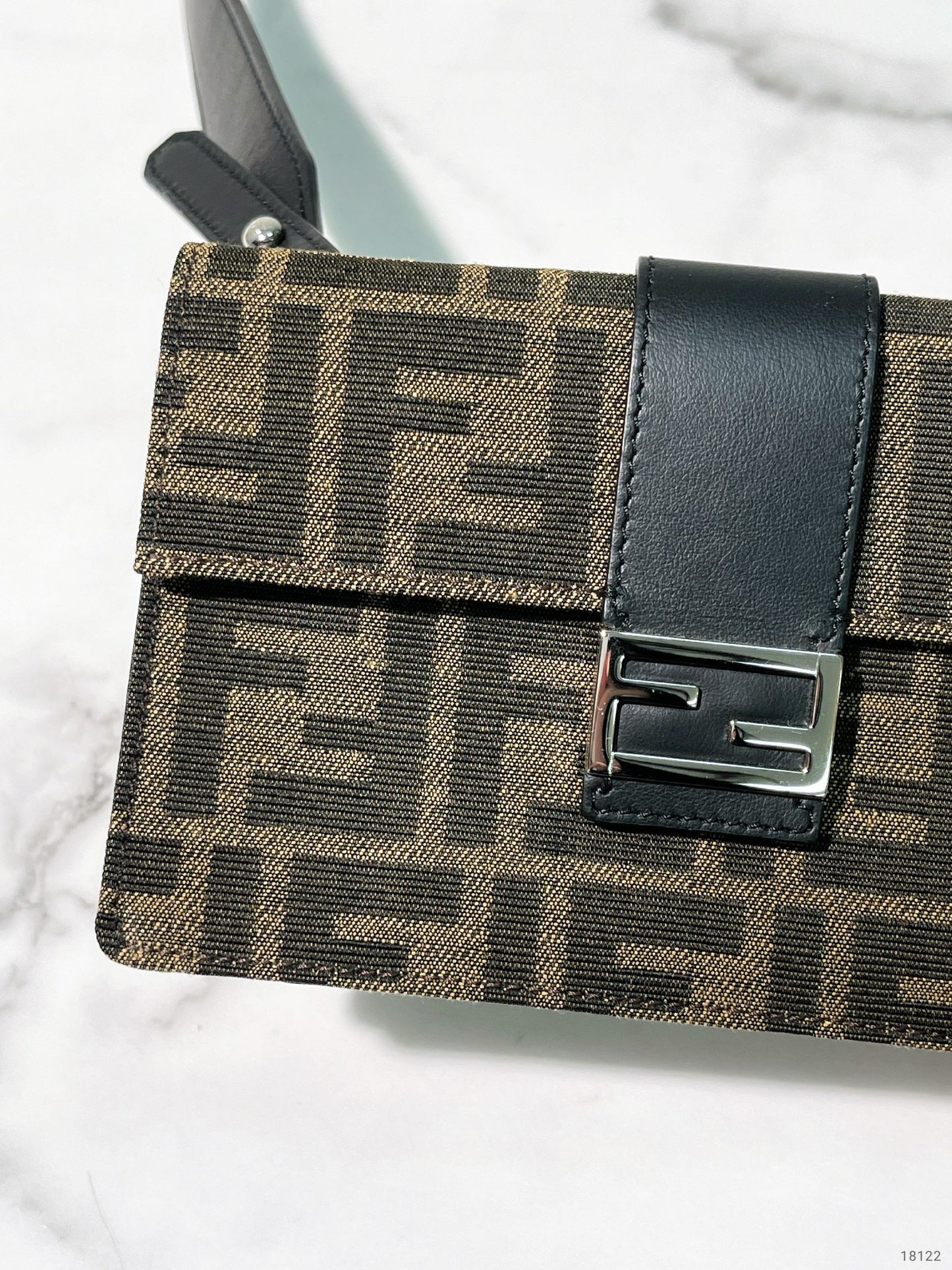 FENDI ZUCCA SHOULDER BAG