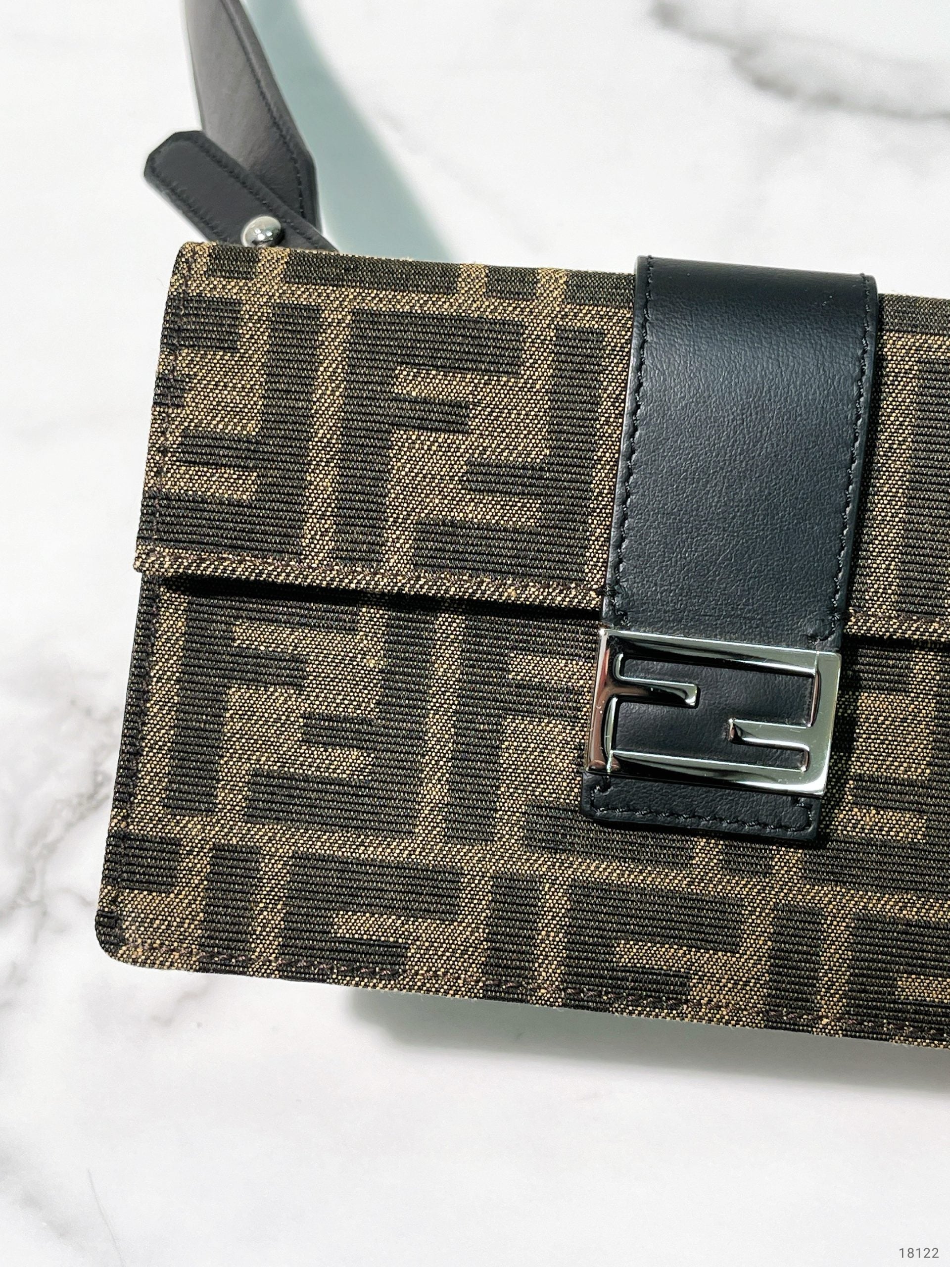 FENDI ZUCCA SHOULDER BAG