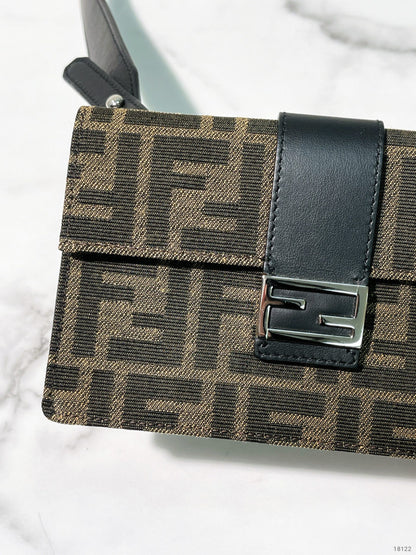 FENDI ZUCCA SHOULDER BAG