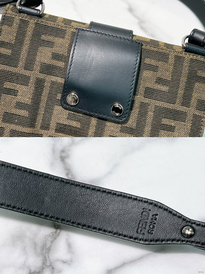 FENDI ZUCCA SHOULDER BAG