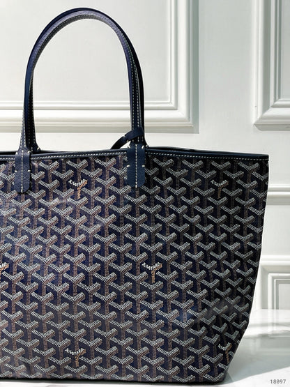 GOYARD SAINT LOUIST TOTE PM, Navy