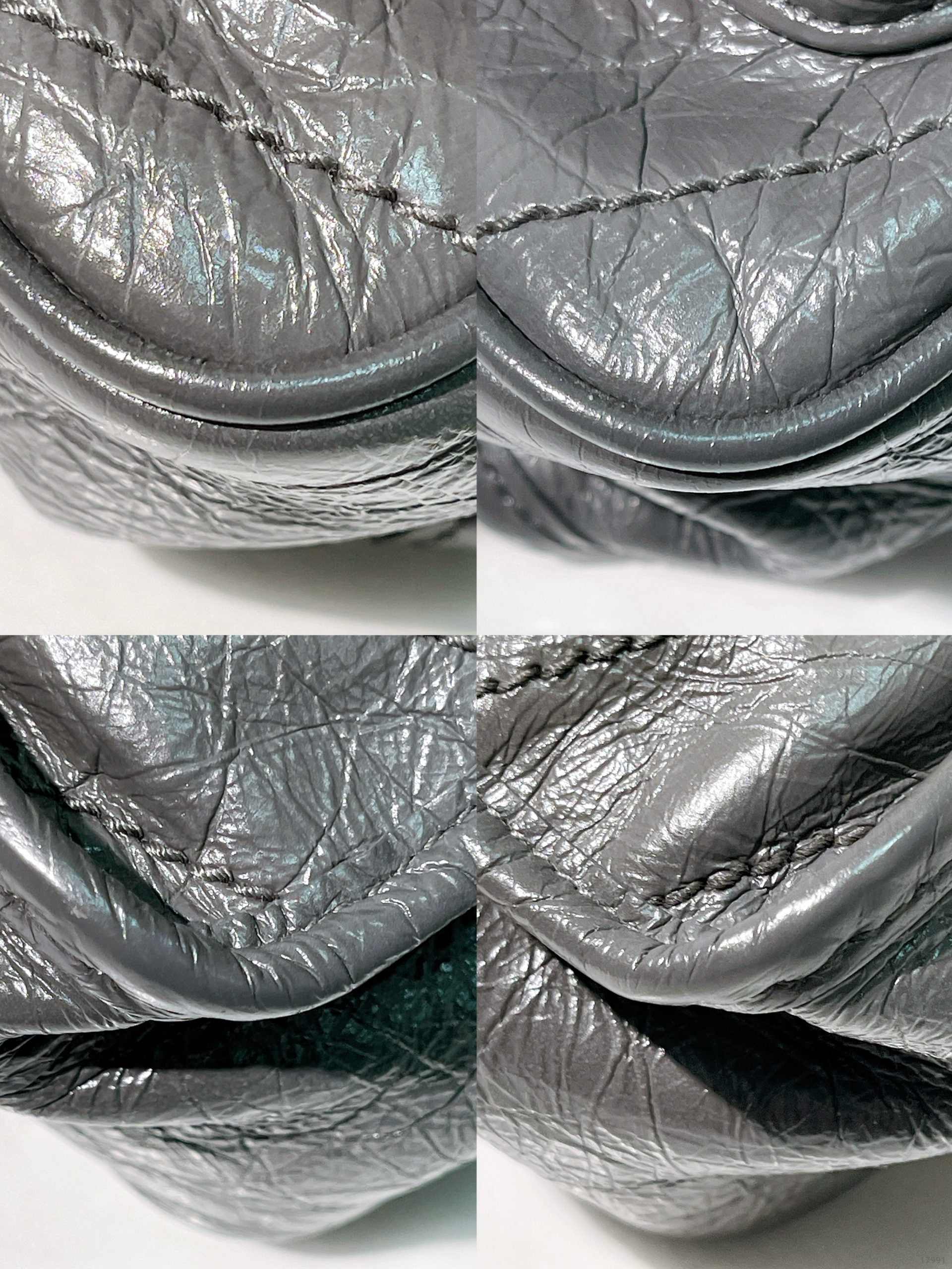 YSL NIKI MEDIUM, Grey/Silver