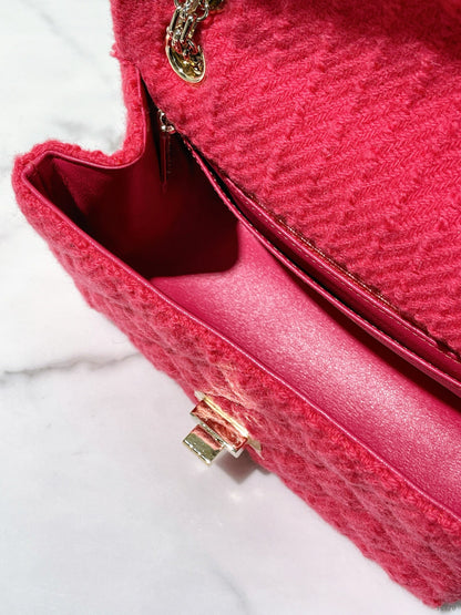 CHANEL MINI 2.55, Pink/Gold