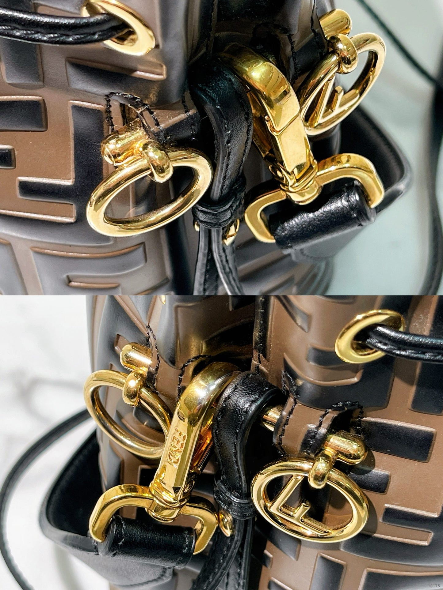 FENDI SMALL MON TRESOR BUCKET BAG