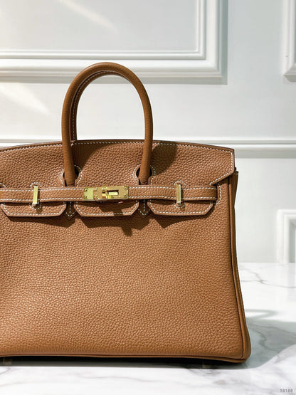 HERMES BIRKIN 25, Gold/Gold