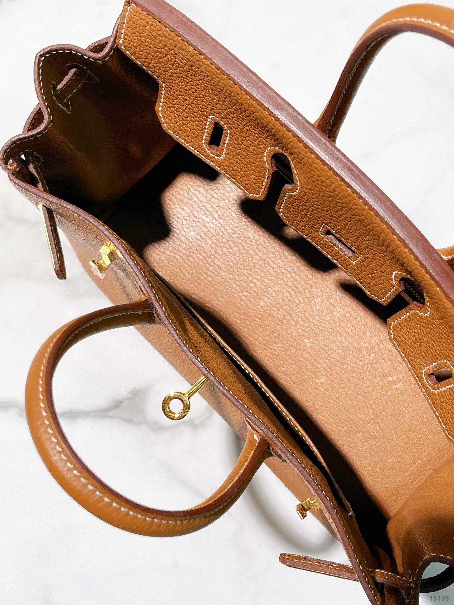 HERMES BIRKIN 25, Gold/Gold