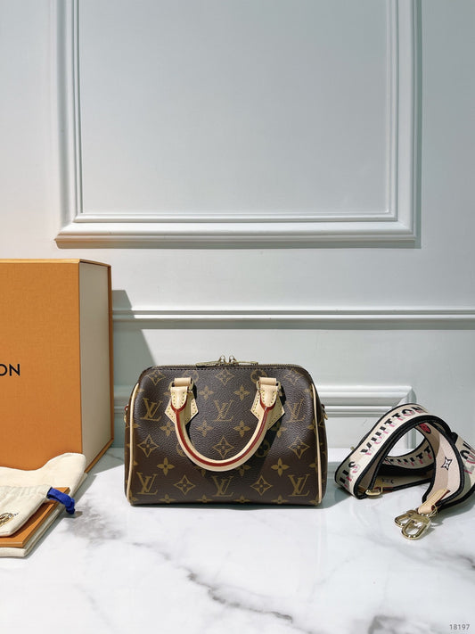 LV SPEEDY BANDOULIE 20, Monogram