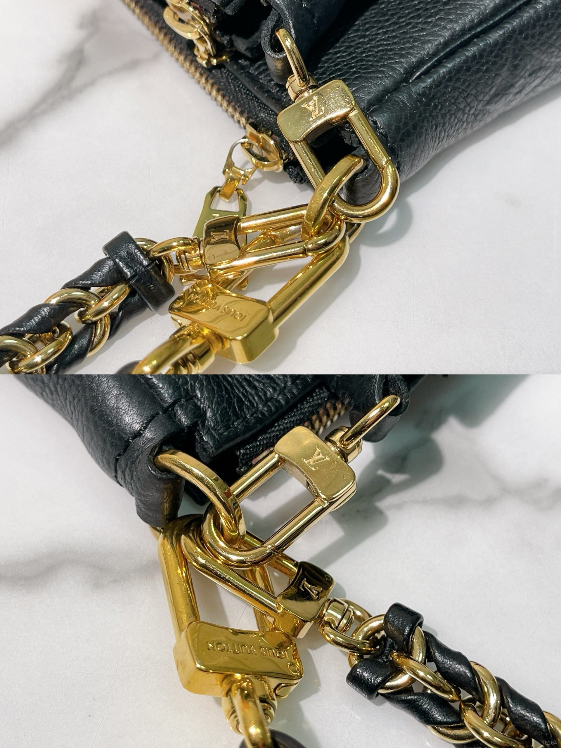 LV MULTI POCHETTE ACCESSOIRES, Black/Gold
