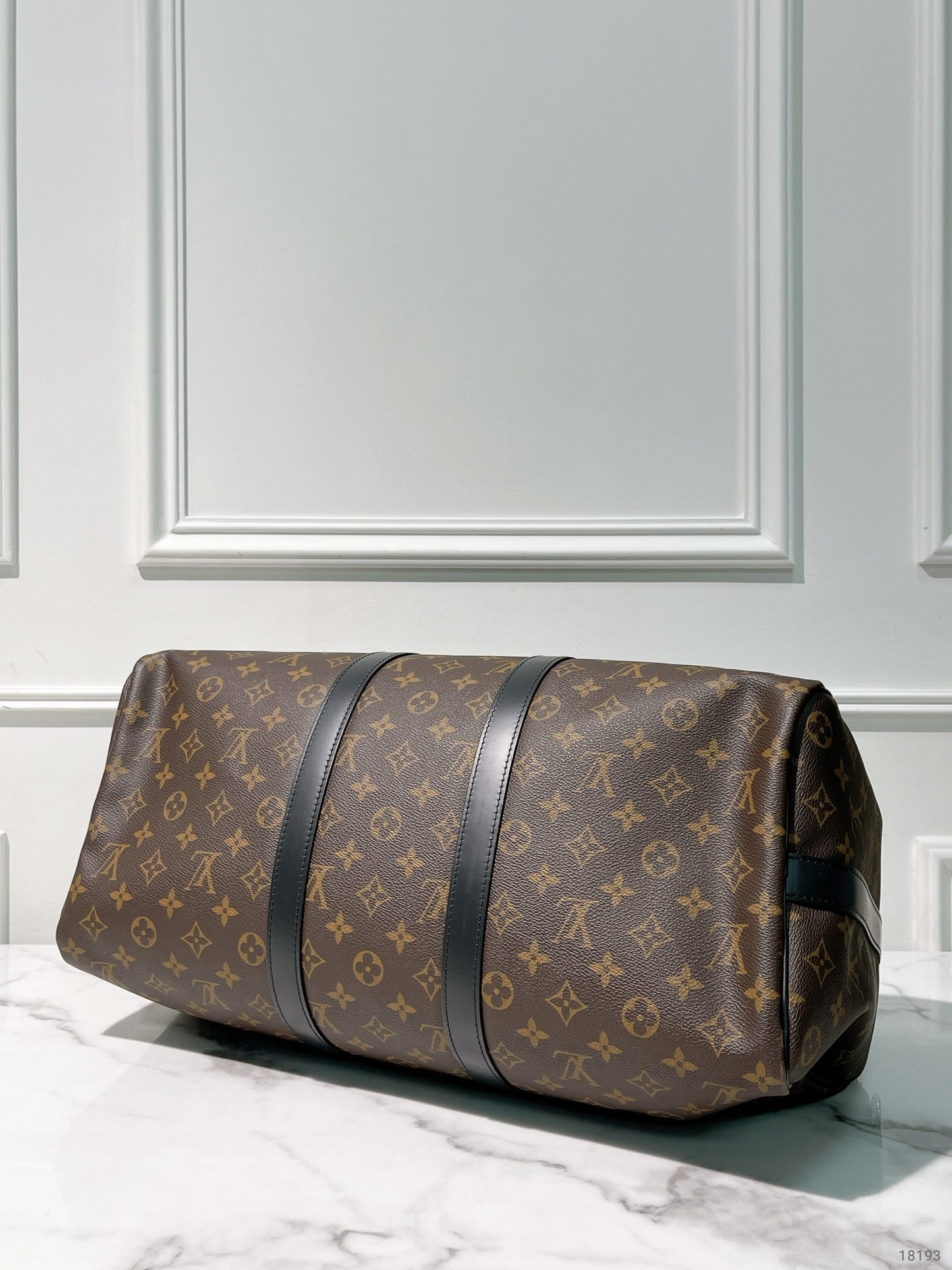 LV KEEPALL 45, Monogram (Engraved, no strap)